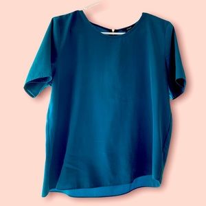 Emerald green dress top